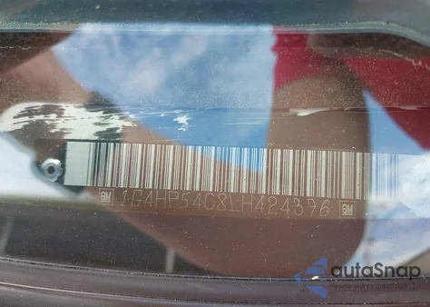 1990 Buick Lesabre Custom from USA, damaged, VIN 1G4HP54C8LH424396